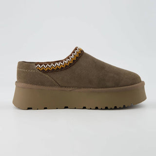Cushionaire - Pantufas Mule Plataforma Kabuki Femininas