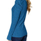 Trendsi - Ribbed Mock Neck Top With Puff Sleeves