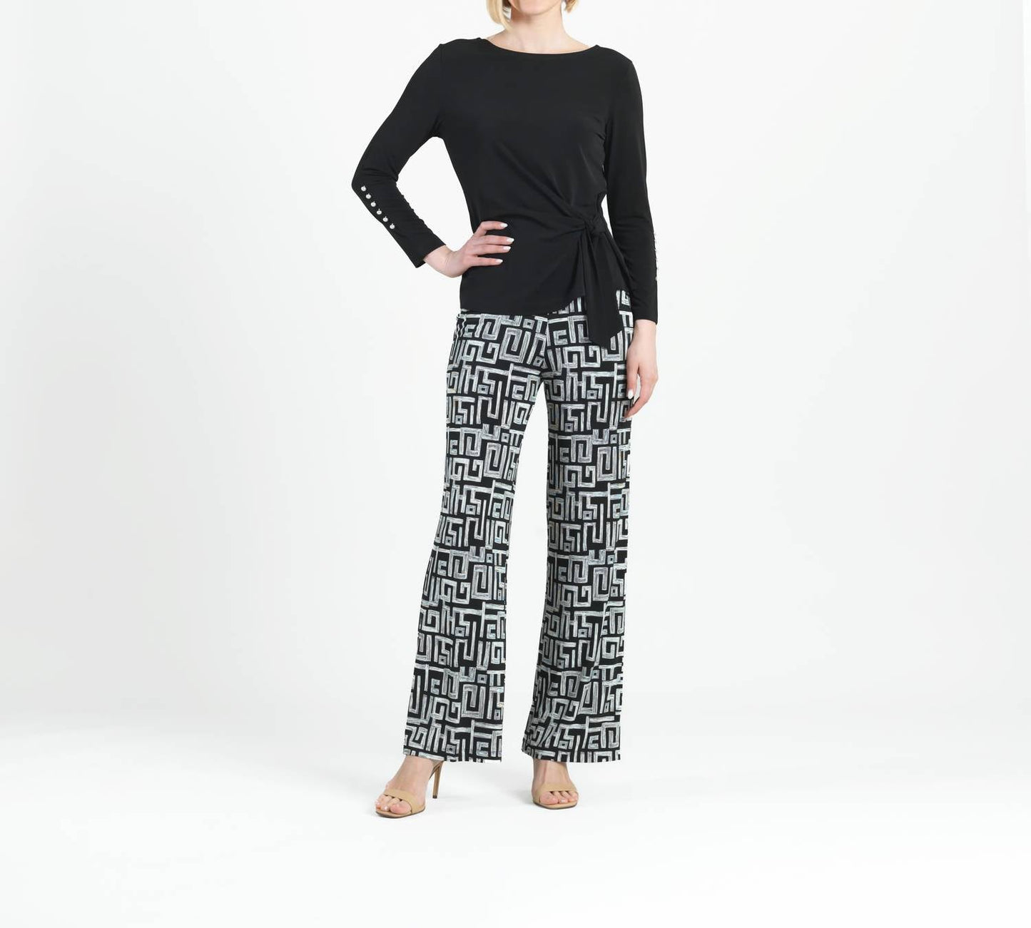 Clara Sun Woo - Pearl Cuff Side Waist Tie