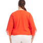 Karen Kane - Drape Front Crossover Top - Plus