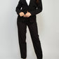 A.C.G. Los Angeles - Midrise Dressy Pants & Button Front Blazer Set