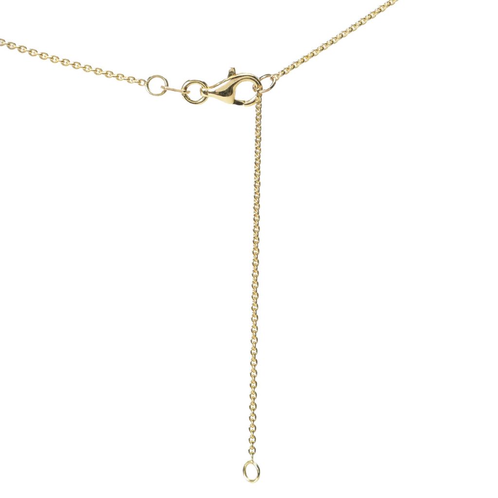 Pingente Chevron de Diamante 0,25ctw com Corrente Gems of Distinction em Ouro 14K