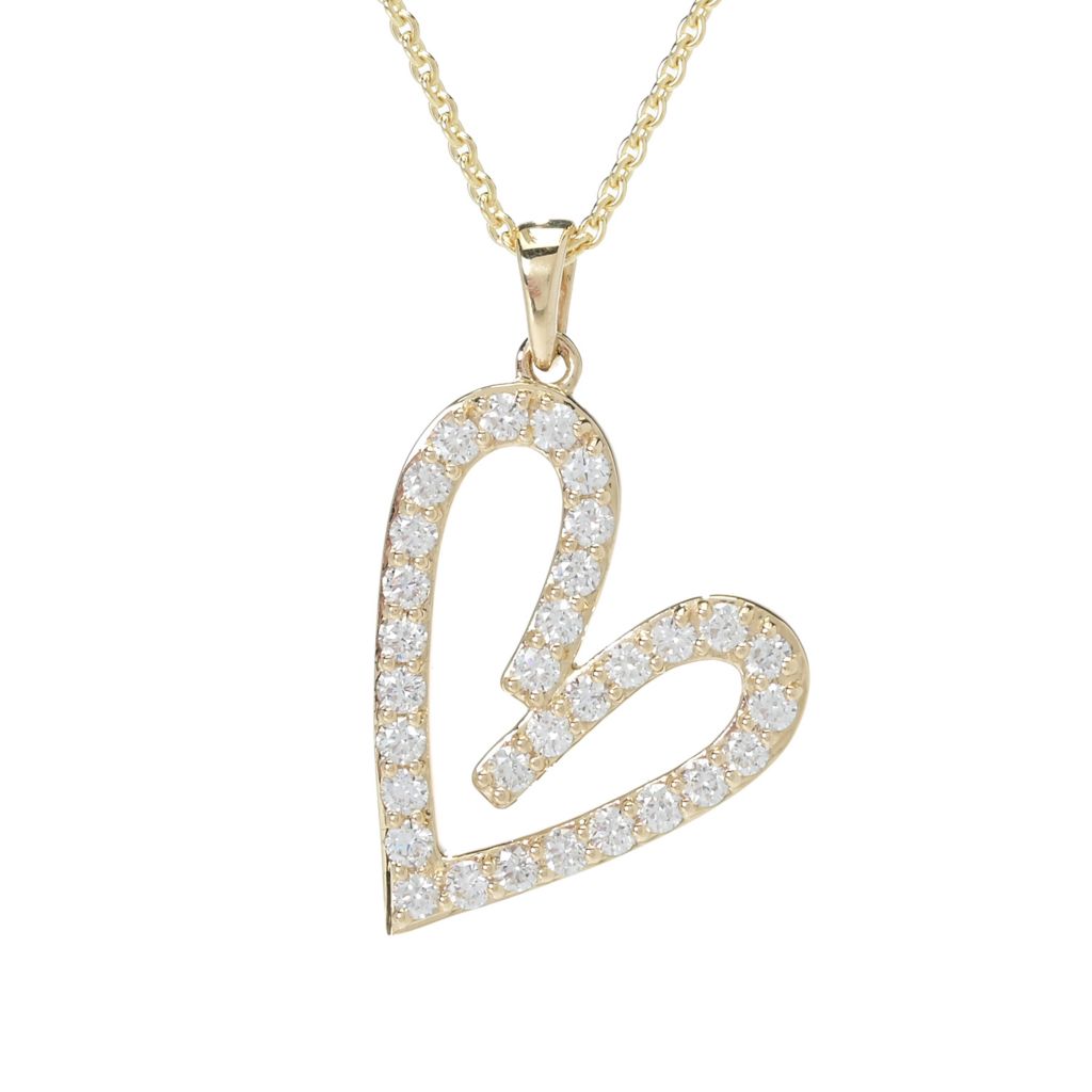 beverly-hills-elegance-14k-gold-0-57ctw-diamond-heart-pendant-w-chain