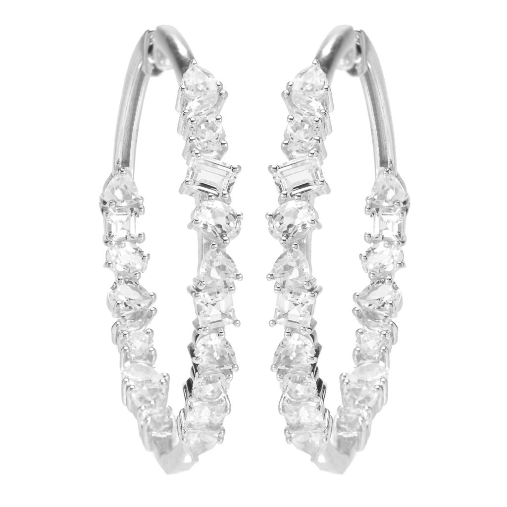 gem-treasures-multi-shape-white-topaz-inside-out-hoop-earrings