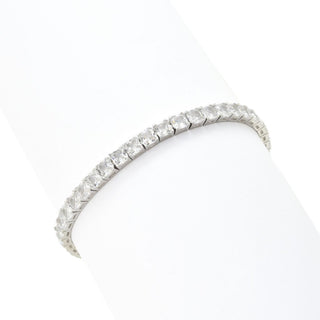 Pulseira de tênis Sorrento em prata italiana 16,80 DEW com diamantes simulados