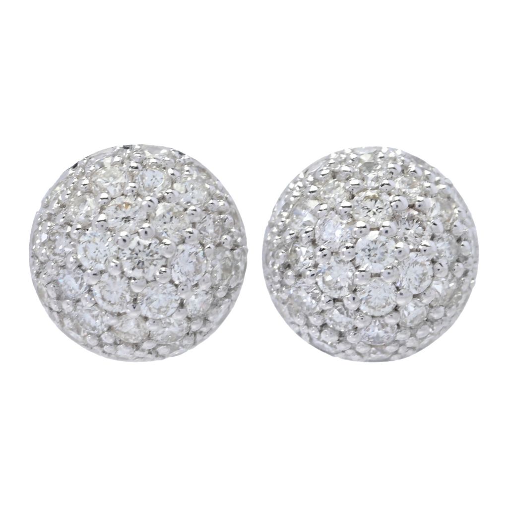 diamore-14k-gold-polished-0-20ctw-diamond-pave-domed-stud-earrings