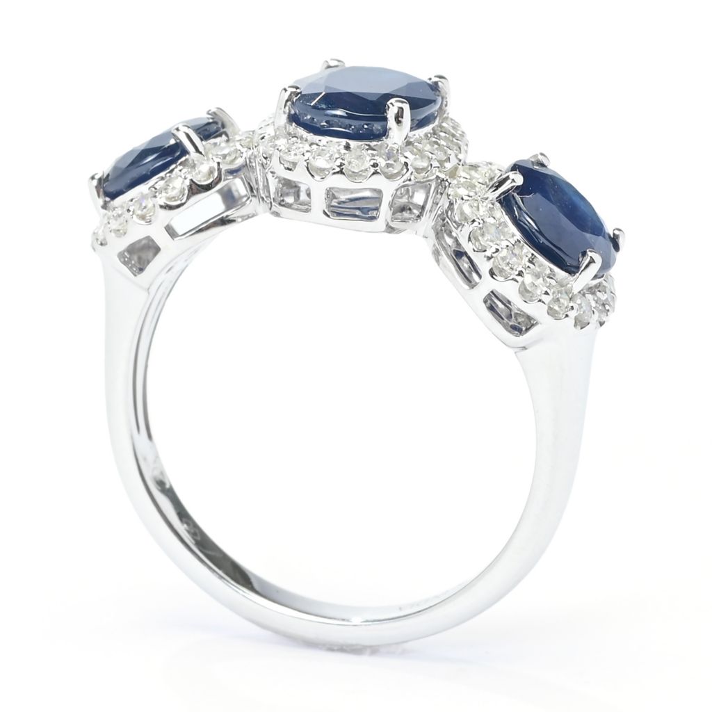 Anel Gem Treasures em ouro 14K com escolha de pedras preciosas e diamantes Halo