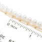 Pulseira de 2 fileiras com corrente de clipes de papel e pérolas cultivadas de água doce Imperial Pearl