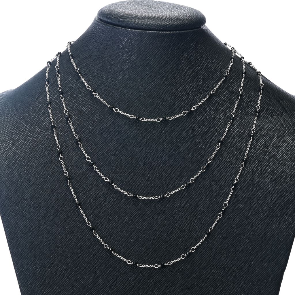 Colar Cameo Italiano "Elements" com ônix preto e comprimento à escolha