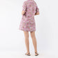 Ann Mashburn - Elbow-Sleeve Frill Dress
