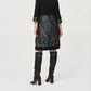 Joseph Ribkoff - Floral Print 3/4 Sleeves Cocoon Dress