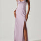 Astr - Cannes Satin Bustier Maxi Dress