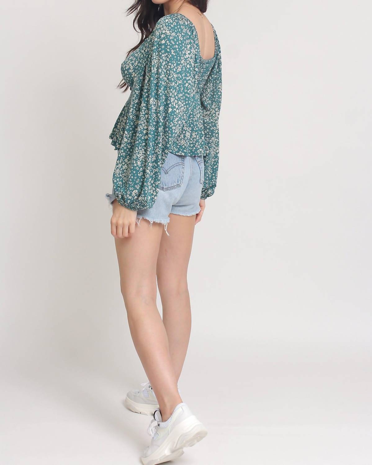 By Together - Willow Balloon Sleeves Top