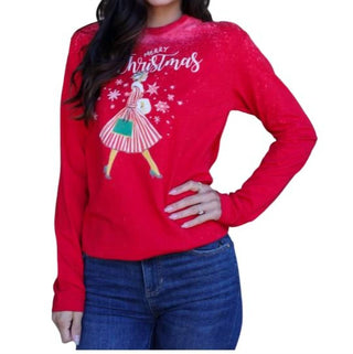 Rose Canyon Ranch - Camiseta de Natal Lil Miss Shopper
