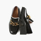 All Black - CHUNK LINKS LADY LUGG LOAFER