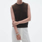 Guest In Residence - Cable Crew Neck Sleeveless Vest