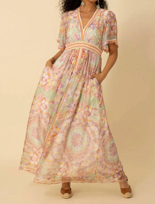 Hale Bob - Vestido maxi de chiffon Jaliyah