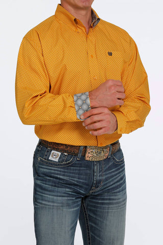 Cinch - Camisa masculina de manga comprida com botões