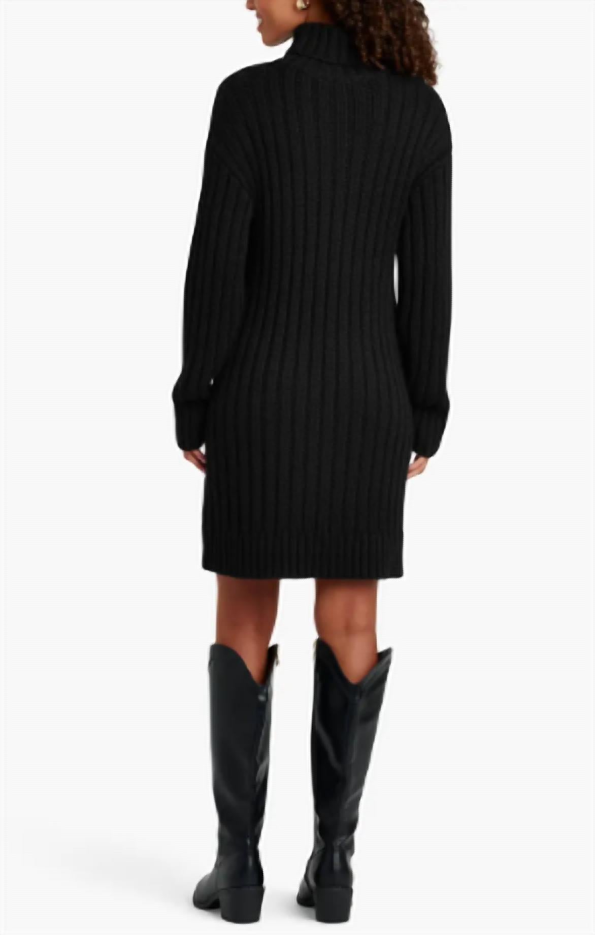 Splendid - Felicity Turtleneck Long Sleeve Mini Sweater Dress