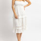 Day + Moon - BOHO TASSEL TIE MIDI DRESS