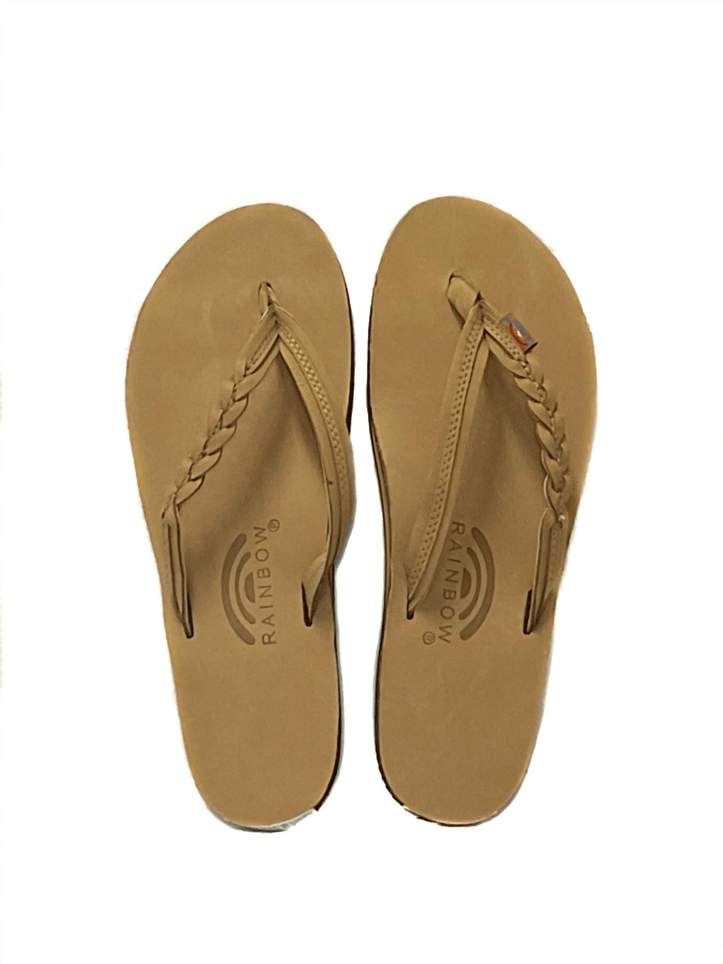 Rainbow Sandals - Women's Flirty Braidy Single Layer Leather Sandal