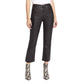 Topshop - Coated High Rise Raw Hem Cropped Straight Leg Jeans