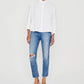 Ag Jeans - Mari Crop Mid-rise Slim Straight Jean