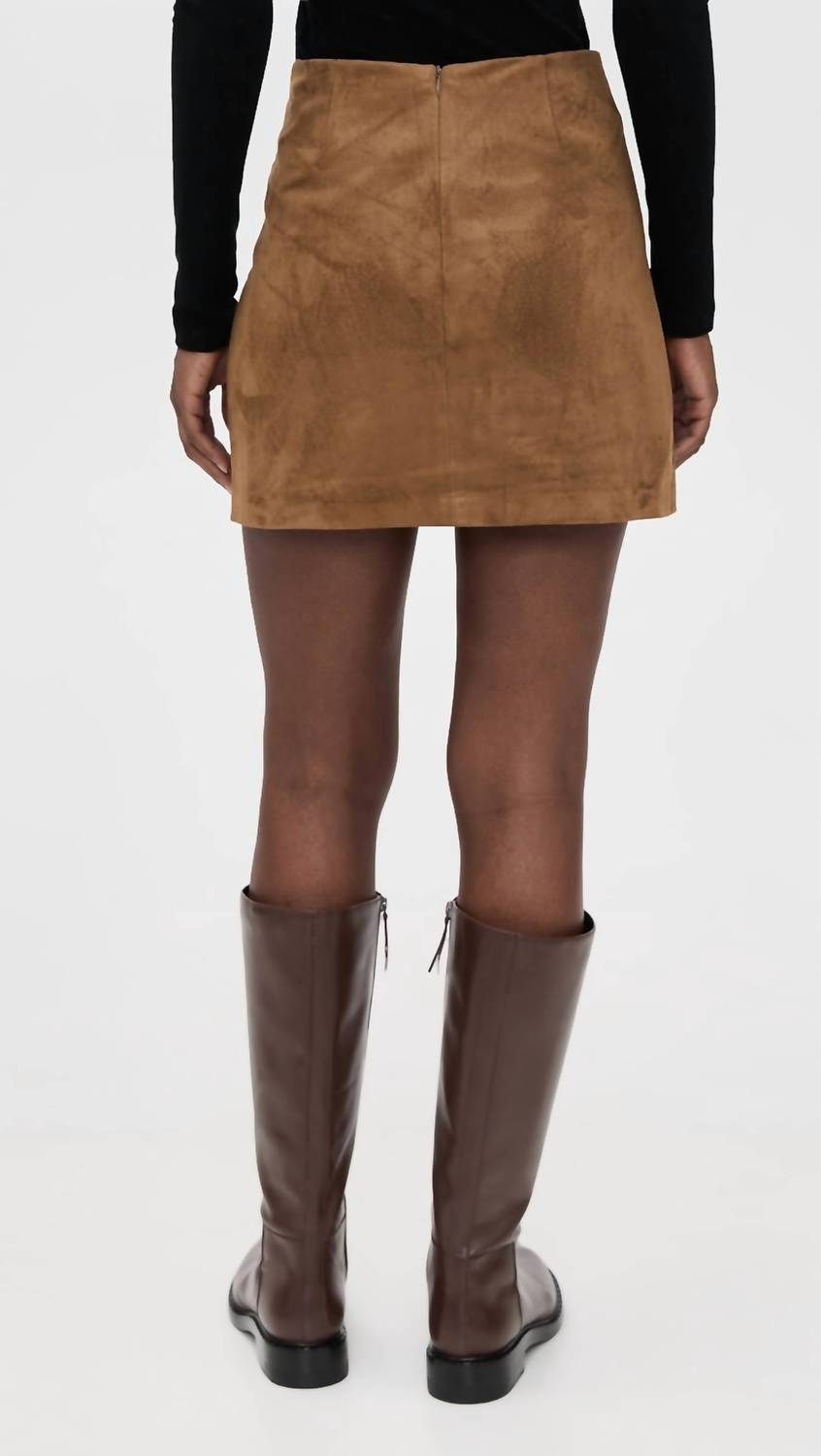 Z Supply - Ciera Faux Suede Mini Skirt