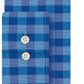 Camisa social masculina Van Heusen Regular Fit com gola flexível e xadrez elástico
