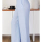 Milio Milano - Linen smocked waist palazzo pant