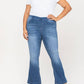Cello - Mid Rise Flare Jeggings - Plus