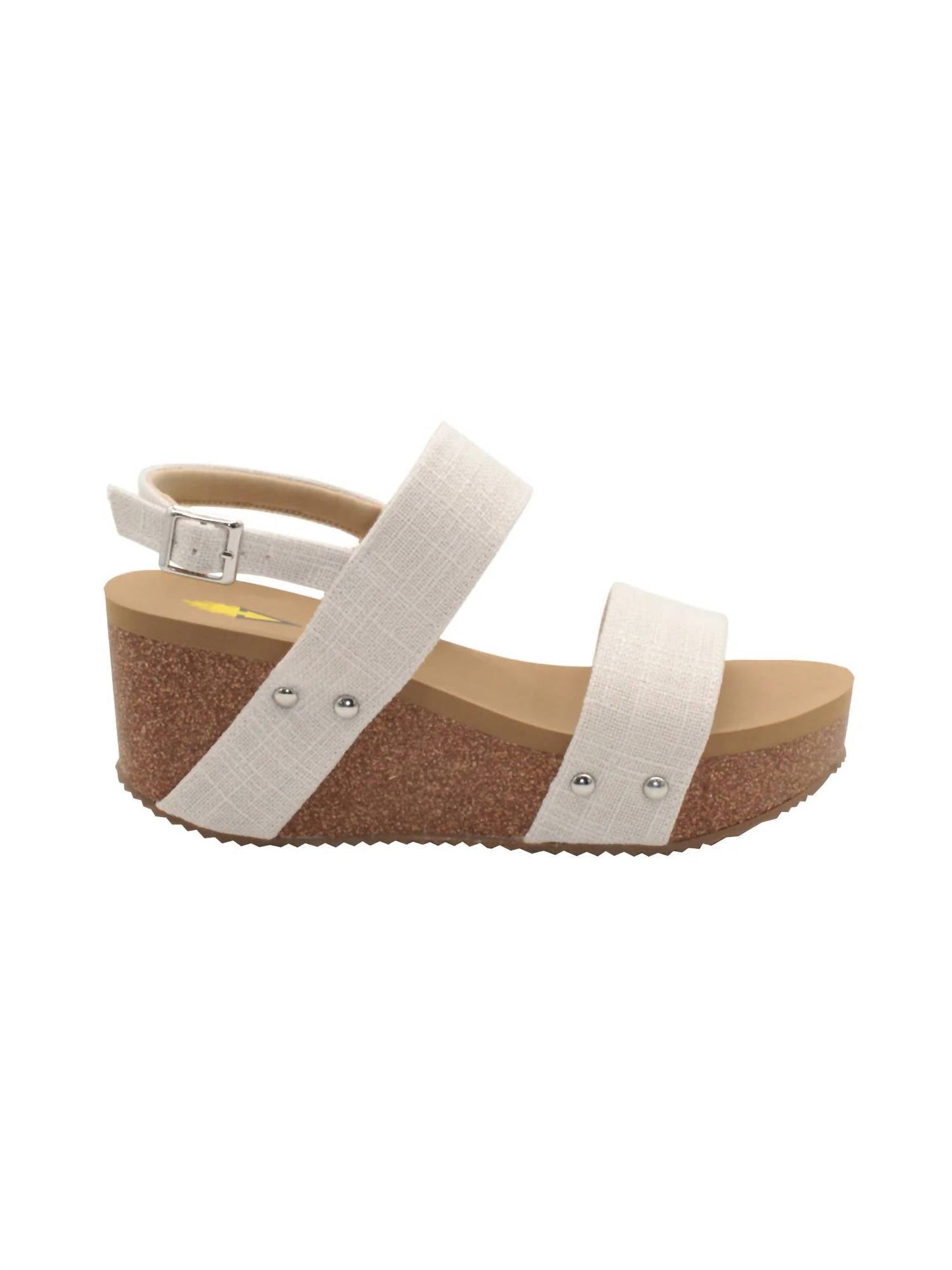 Volatile - Women's Summerlove Linen Strap Wedge Sandal