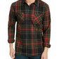 Camisa xadrez masculina Levi's Malden verde tamanho médio