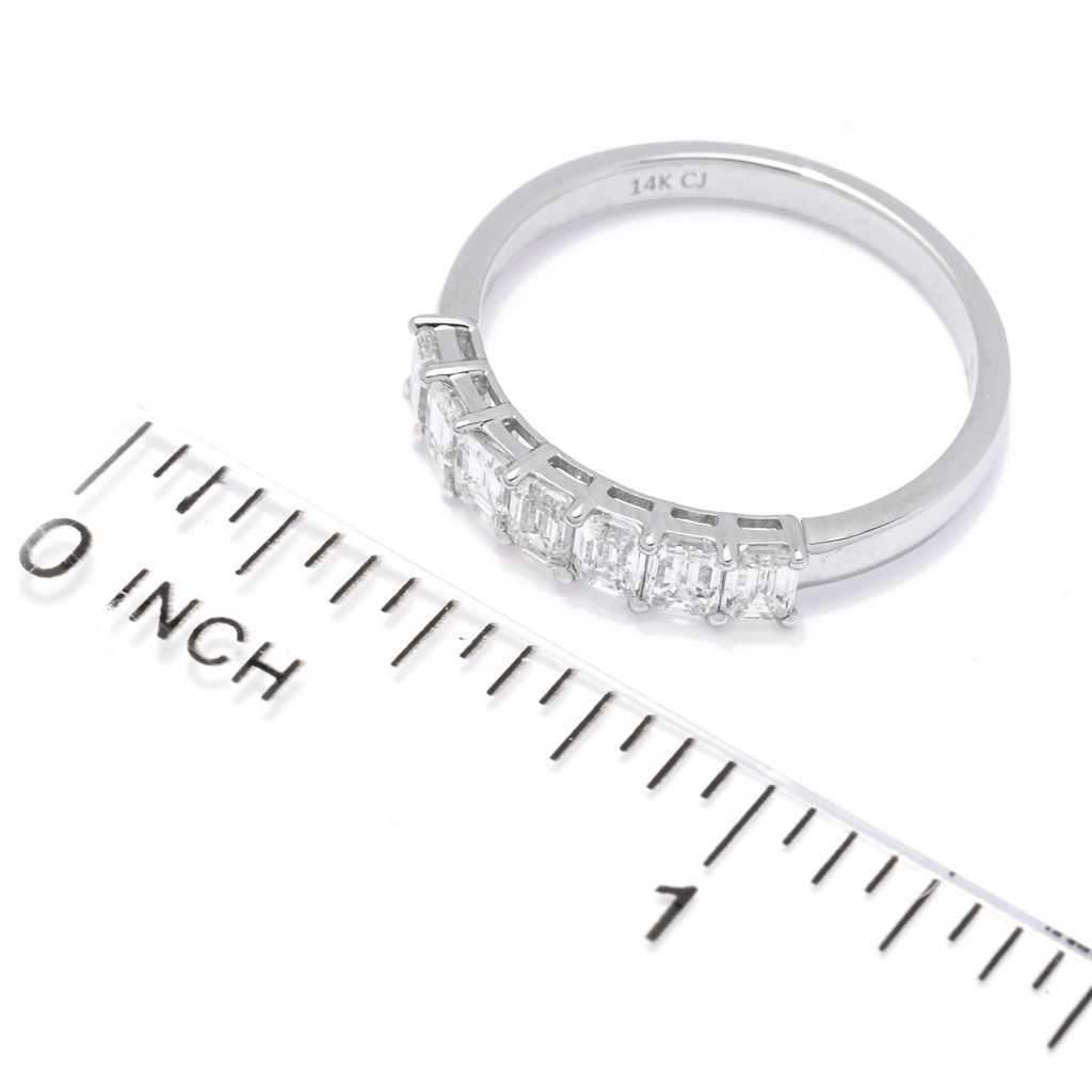 gems-of-distinction-14k-white-gold-1-02ctw-emerald-cut-diamond-7-stone-ring