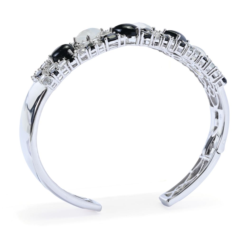 Pulseira Gem Treasures em prata esterlina com combinação de pedras preciosas