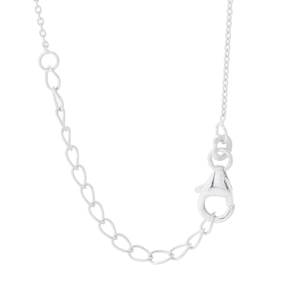 Pingente de cruz de indicolita de prata esterlina Gem Treasures de 1,70 quilates com corrente