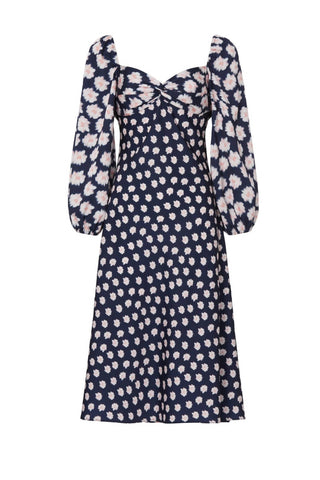 Sachin &amp; Babi - Vestido midi Sachin &amp; Babi Melody Floral Crepe Tamanho 10 $ 425