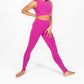 Body Wrappers - Recycled Polyester Legging With Mesh Insert