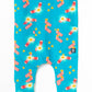 Macacão infantil RAGS Apparel com regata capri e bolso na cintura, azul, tamanho 12-18 meses