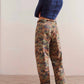Free People - Moxie Printed Barrel Jeans