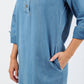 Hinson Wu - Women's Aileen Three Quarter Sleeve Denim Dress