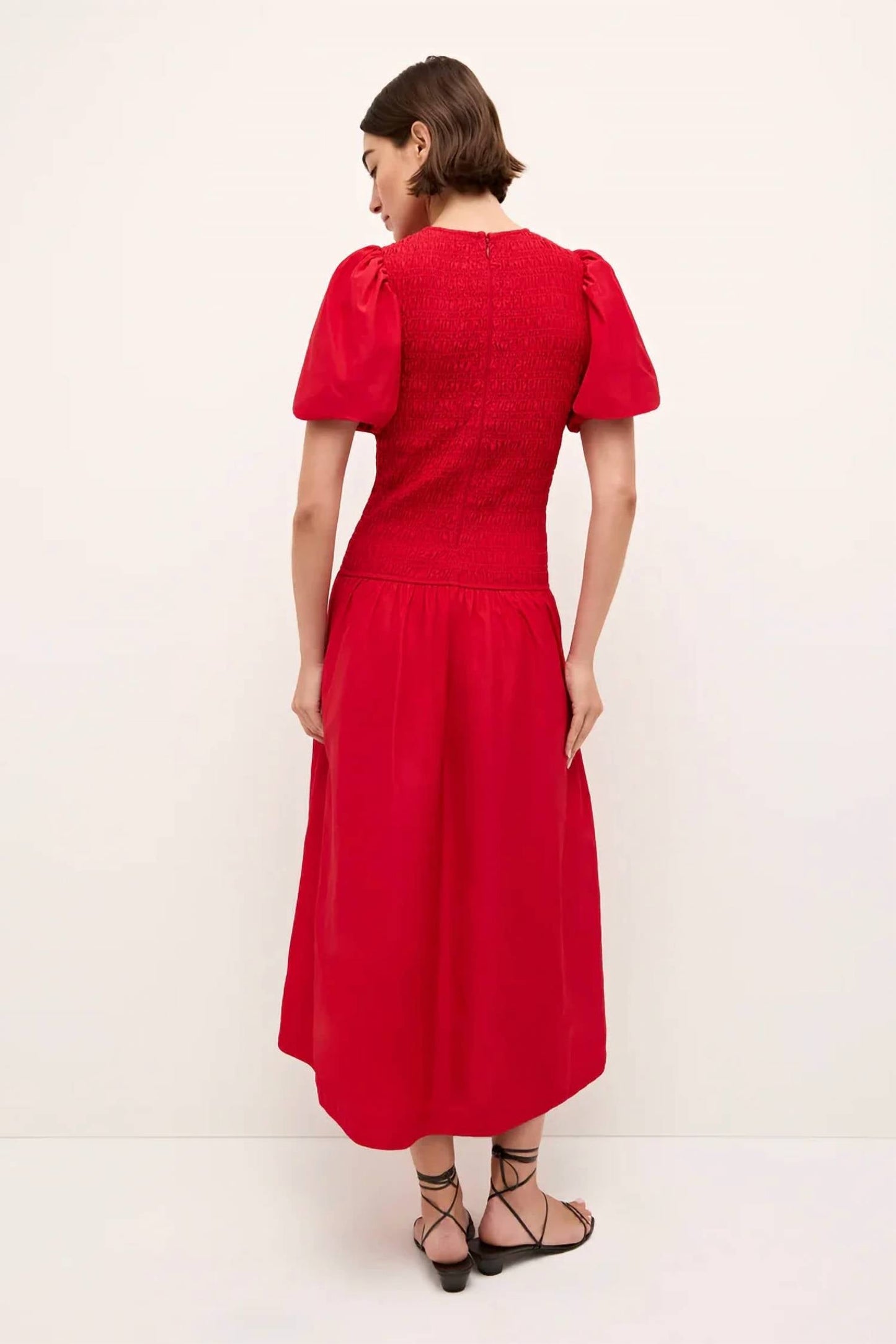 Marie Oliver - Marca Smocked Fitted Dress