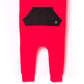 Macacão infantil de manga curta com bolso canguru RAGS Apparel, vermelho, tamanho 2T
