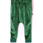 Macacão infantil RAGS Apparel com manga bufante e cintura franzida, tamanho 2T, verde