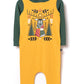 Macacão infantil de manga comprida com capuz RAGS Apparel, amarelo, tamanho 2T