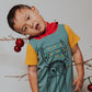 Camiseta infantil de manga comprida RAGS Apparel, amarela, tamanho 2T