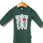 Macacão infantil Rag Romper da RAGS Apparel, verde, tamanho 0-3 meses