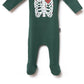 Macacão infantil Rag Romper da RAGS Apparel, verde, tamanho 0-3 meses