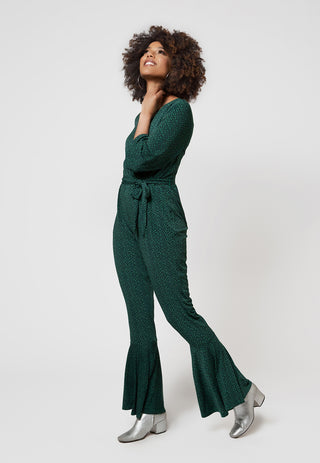 Macacão Leota Feminino Gabby Geo Print Verde
