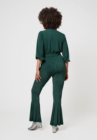 Macacão Leota Feminino Gabby Geo Print Verde Tamanho X-Grande